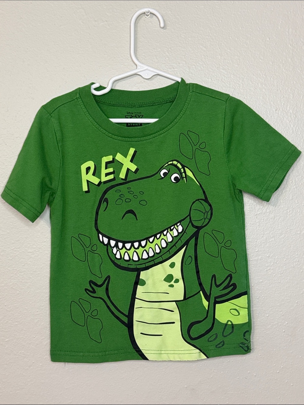 Disney Green Rex Dinosaur Graphic Tee